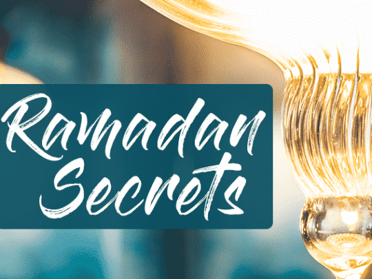 Rmadan secrets with a shining lantern
