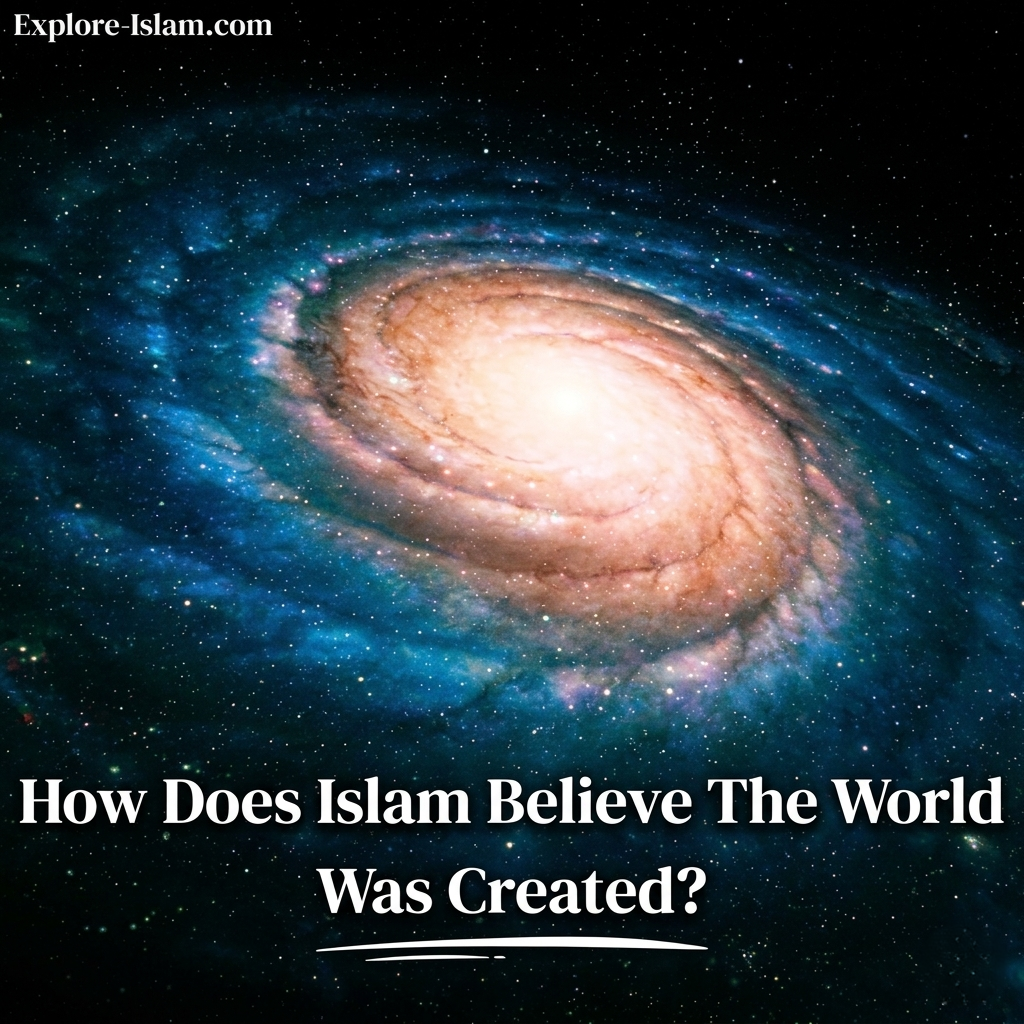 how does islam believe the world was created