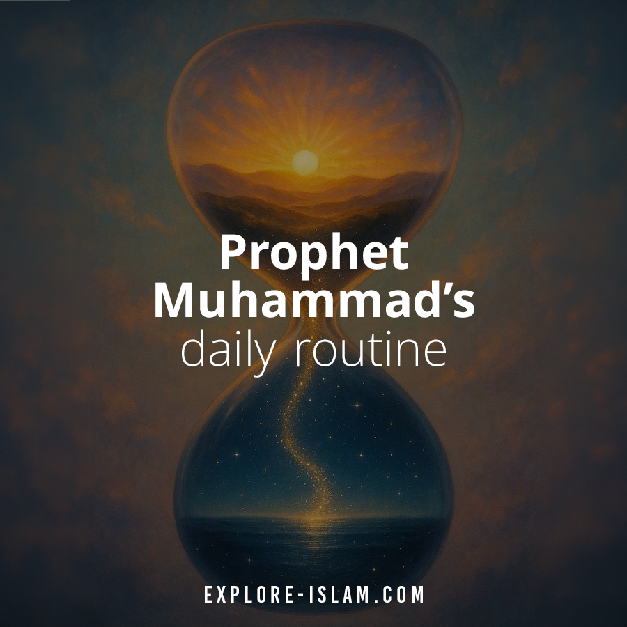 Prophet Muhammad's daily routine