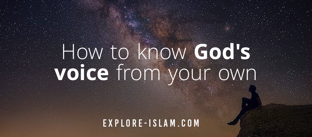 how to know God's voice from your own
