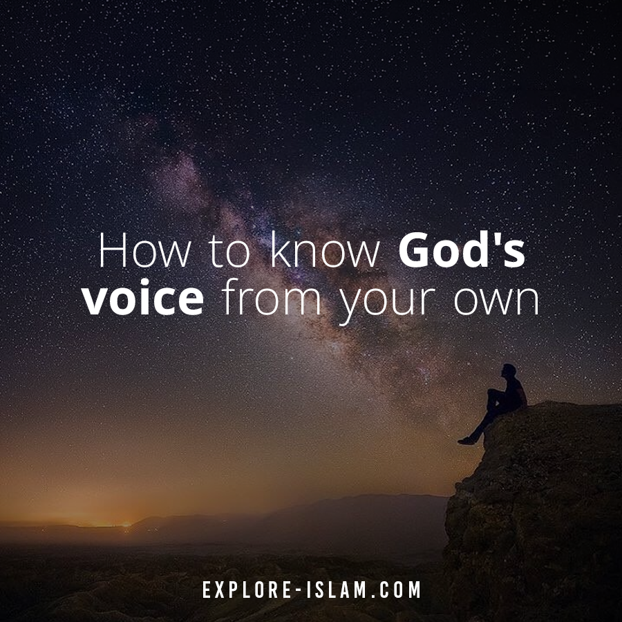 how to know God's voice from your own