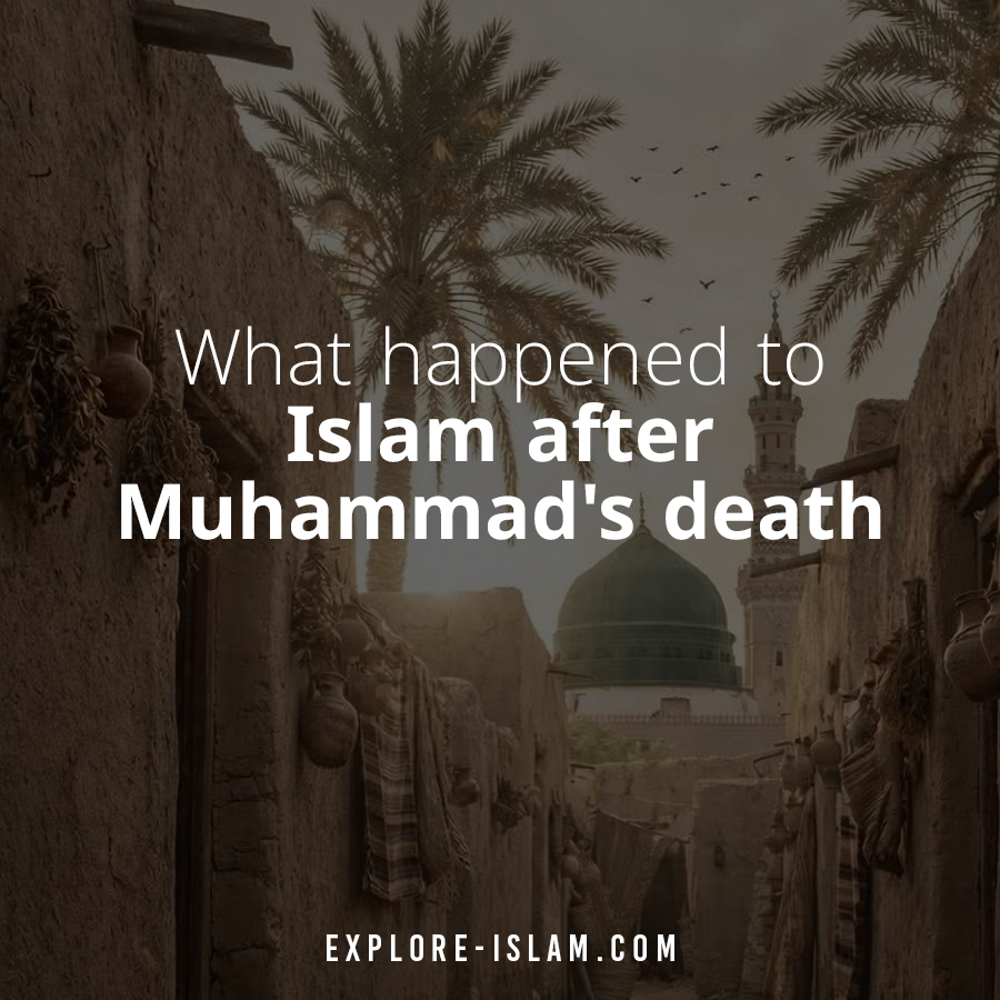 what happened to islam after muhammad's death